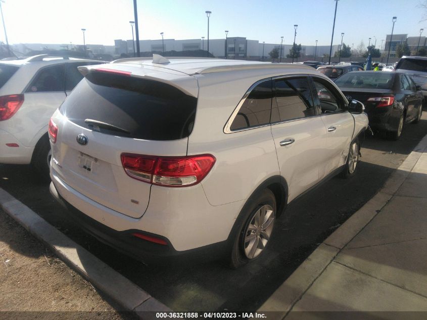 2018 KIA SORENTO LX - 5XYPG4A3XJG431161