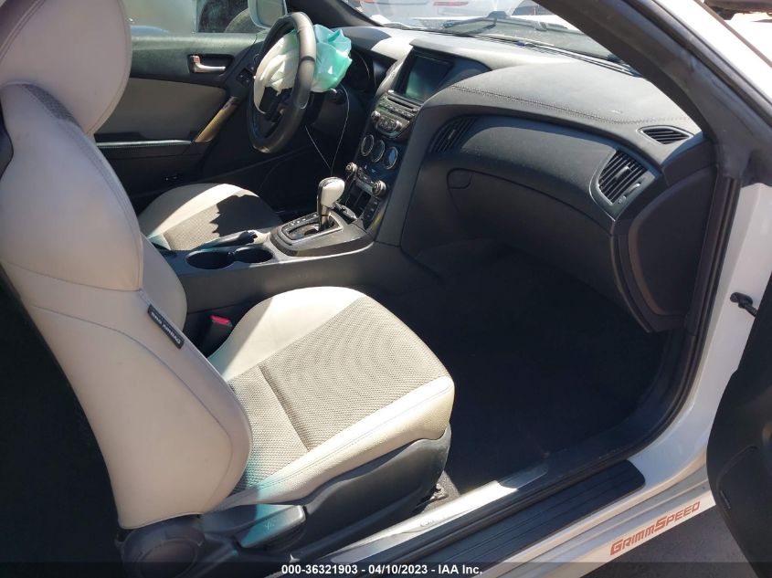 2013 HYUNDAI GENESIS COUPE 2.0T PREMIUM KMHHT6KD8DU094183