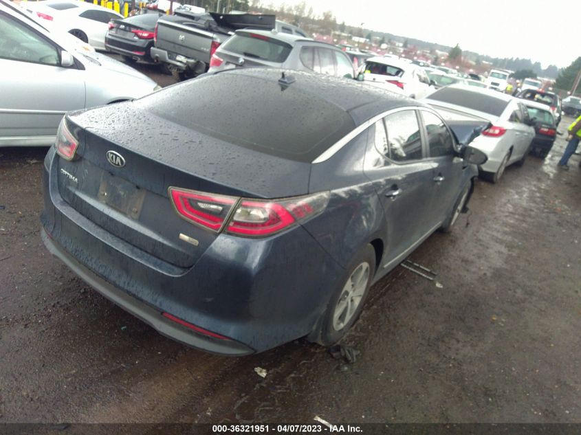 2015 KIA OPTIMA HYBRID - KNAGM4AD9F5081312