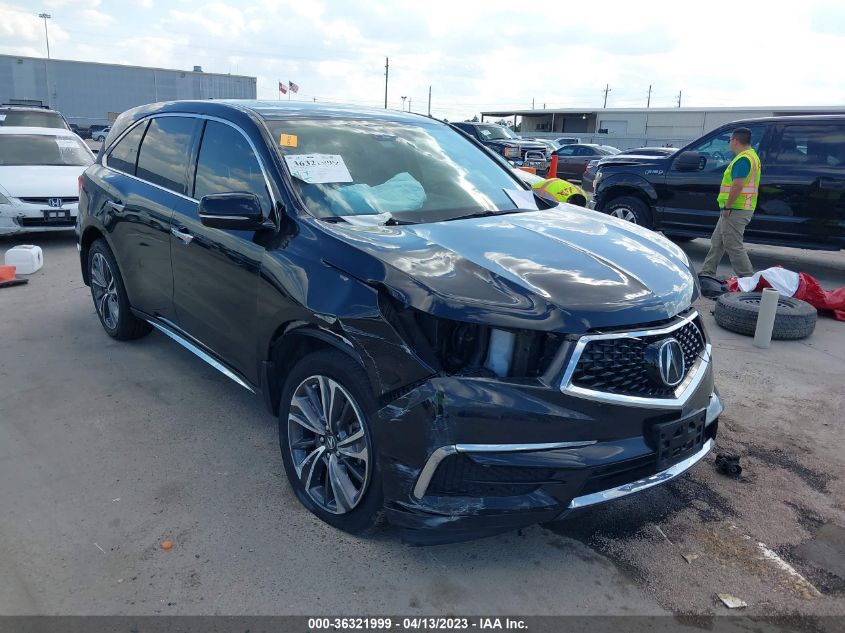 2019 ACURA MDX W/TECHNOLOGY PKG - 5J8YD3H50KL005548