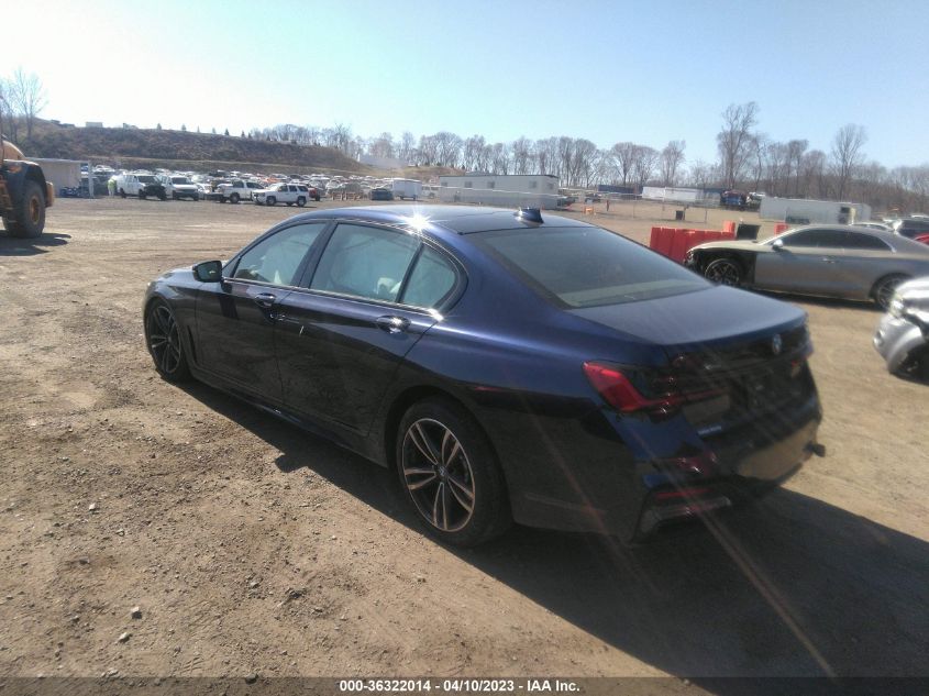 2022 BMW 7 SERIES 750I XDRIVE - WBA7U2C02NCK22391