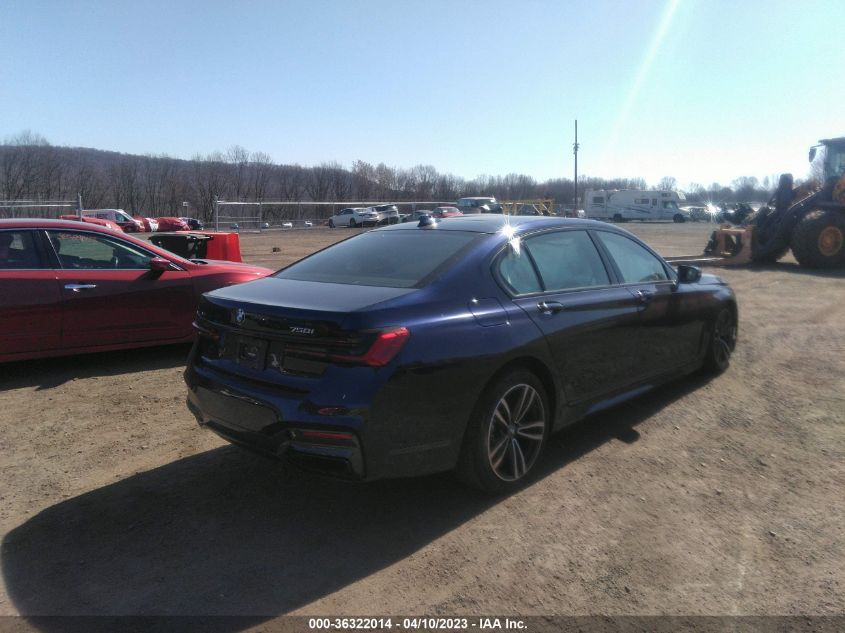 2022 BMW 7 SERIES 750I XDRIVE - WBA7U2C02NCK22391