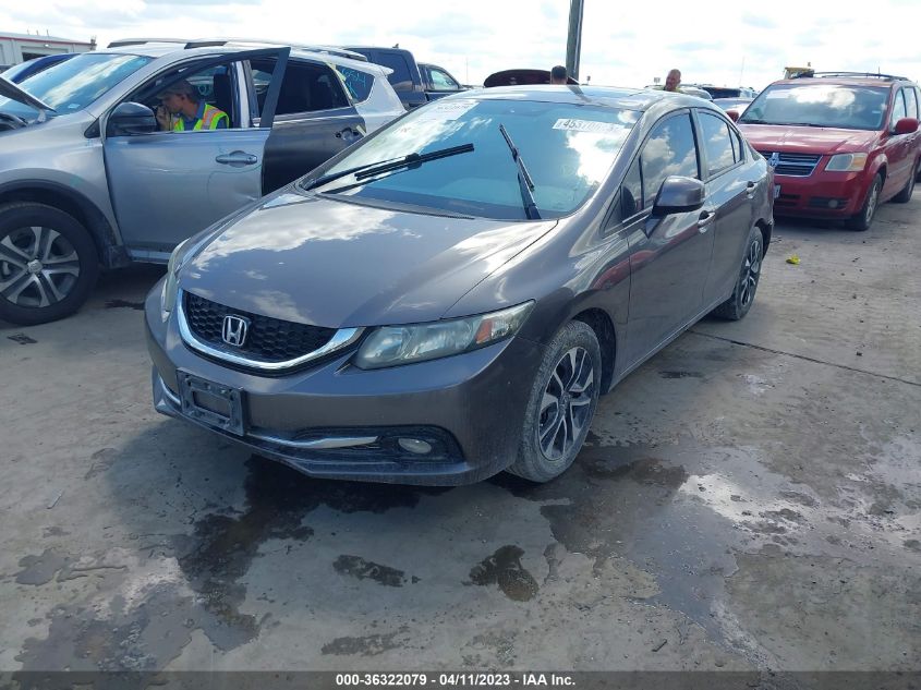 2013 HONDA CIVIC SDN EX-L - 19XFB2F98DE011198