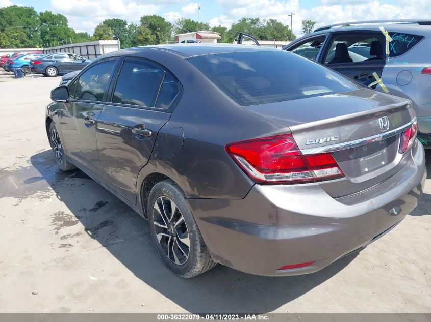 2013 HONDA CIVIC SDN EX-L - 19XFB2F98DE011198