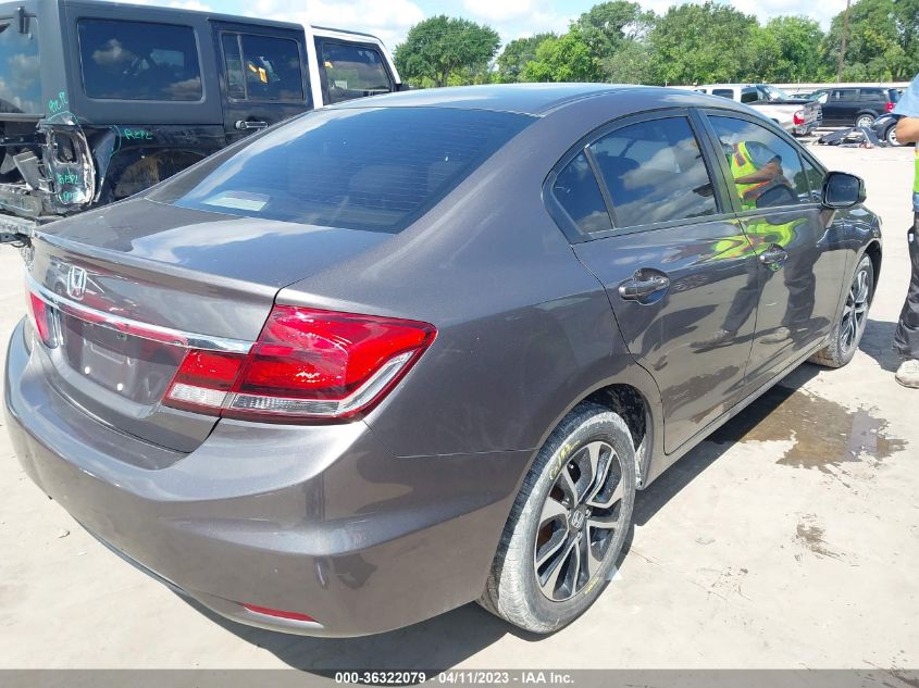 2013 HONDA CIVIC SDN EX-L - 19XFB2F98DE011198