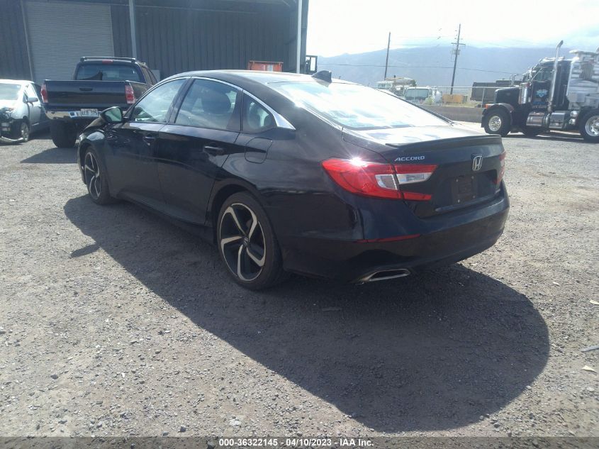 2020 HONDA ACCORD SEDAN SPORT - 1HGCV1F32LA134935