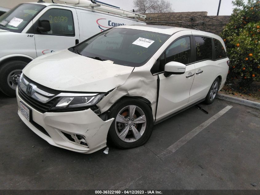 2019 HONDA ODYSSEY EX-L - 5FNRL6H78KB067789