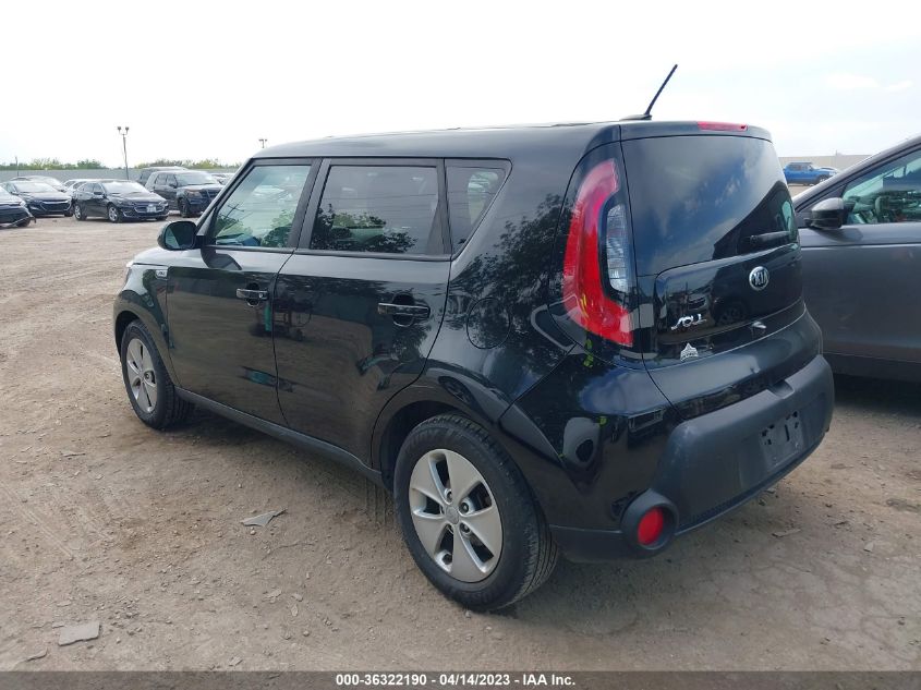 2016 KIA SOUL BASE - KNDJN2A26G7857118