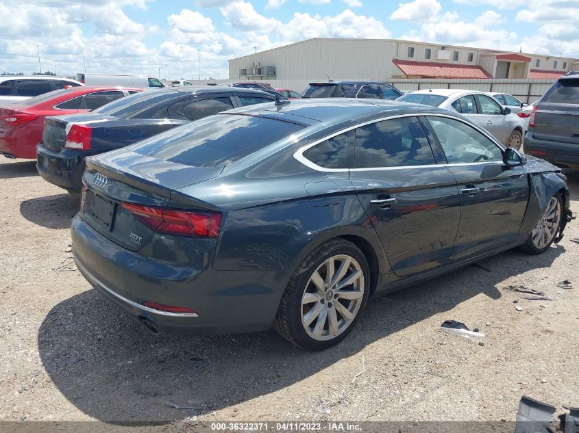 2018 AUDI A5 SPORTBACK PREMIUM PLUS - WAUBNCF5XJA052789