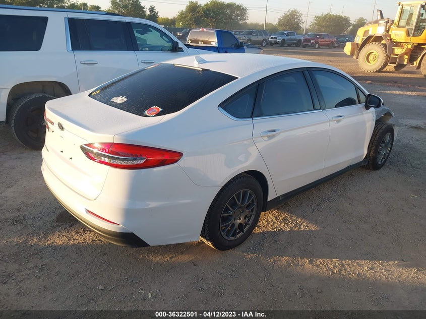 VIN 3FA6P0G73LR126307 2020 FORD FUSION S
