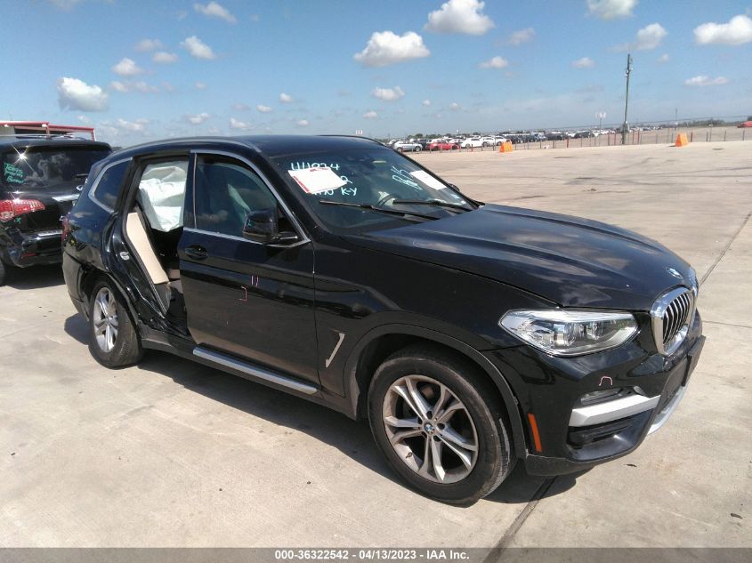 2021 BMW X3 SDRIVE30I - 5UXTY3C01M9D89897