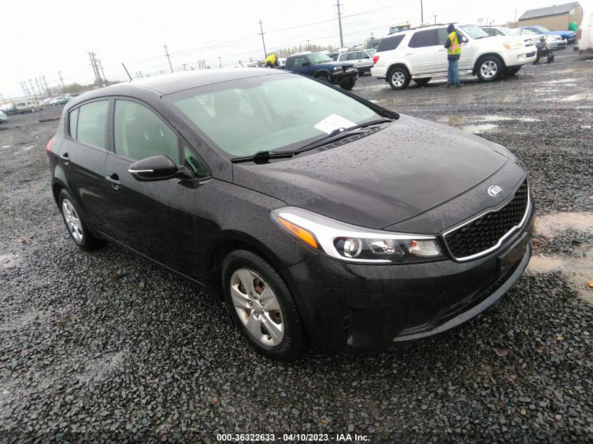 KNAFK5A88J5773855 KIA FORTE5 LX 2018