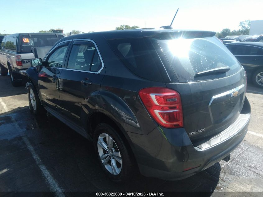 2017 CHEVROLET EQUINOX LS - 2GNALBEK7H1516641