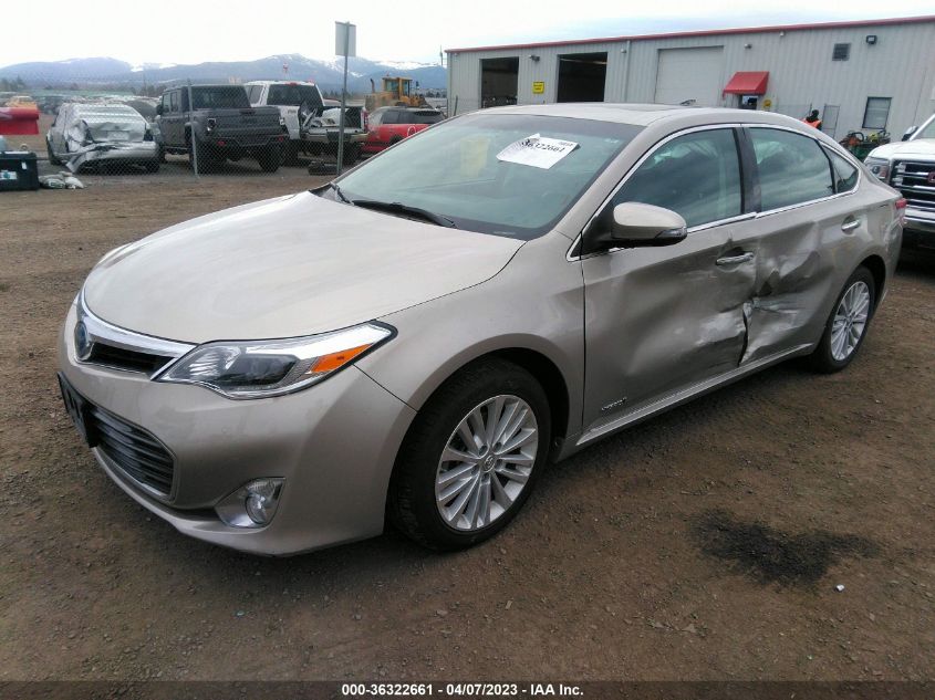 2014 TOYOTA AVALON HYBRID LIMITED 4T1BD1EB6EU021623