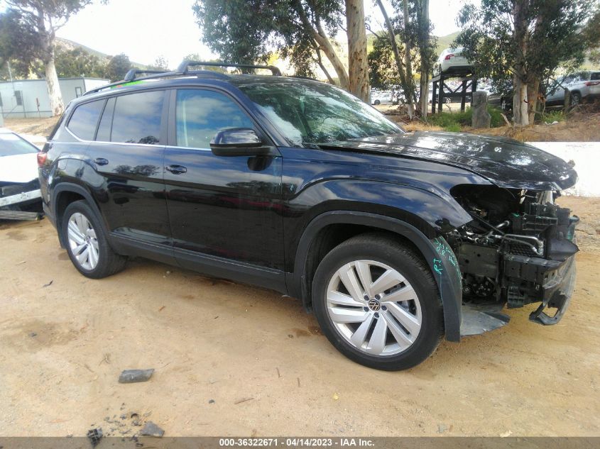 2021 VOLKSWAGEN ATLAS 3.6L V6 SE W/TECHNOLOGY - 1V2WR2CA1MC596366