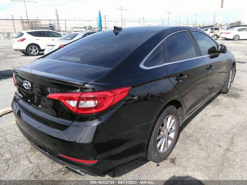 2017 HYUNDAI SONATA 2.4L - 5NPE24AF8HH518625