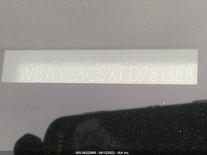 2015 BMW 7 SERIES 750LI/ALPINA B7 - WBAYE8C5XFD781358