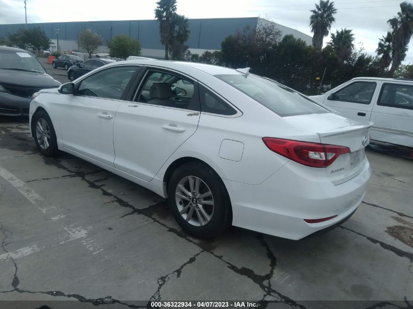 2016 HYUNDAI SONATA 2.4L SE - 5NPE24AFXGH373909