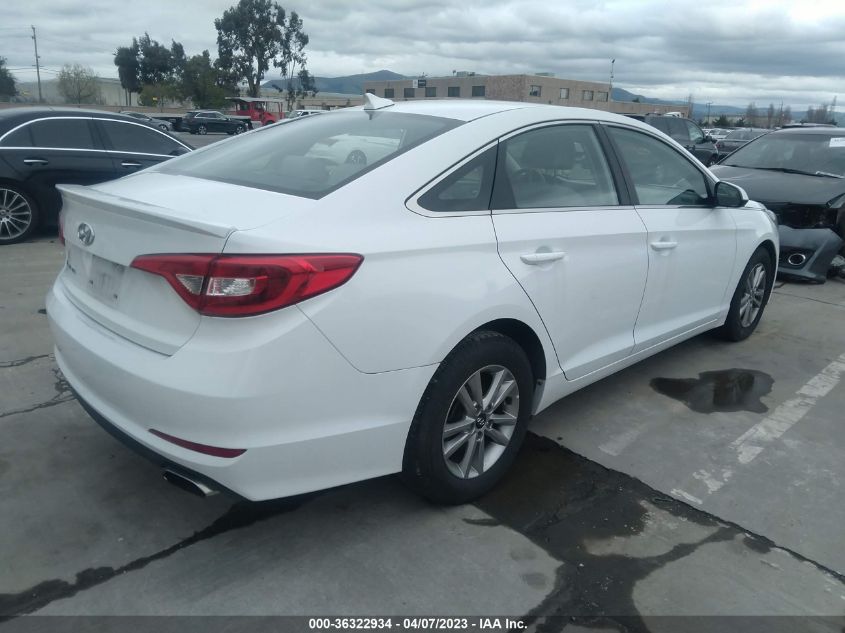 2016 HYUNDAI SONATA 2.4L SE - 5NPE24AFXGH373909