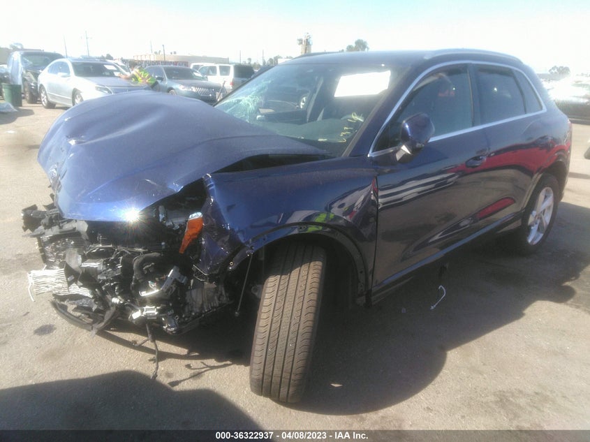 VIN WA1AUCF36M1070558 2021 AUDI Q3 PREMIUM