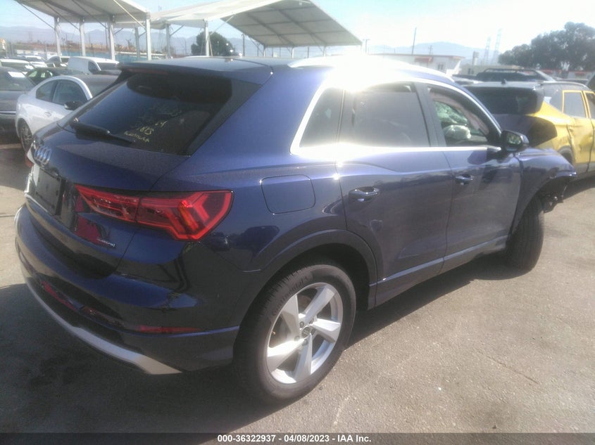 VIN WA1AUCF36M1070558 2021 AUDI Q3 PREMIUM