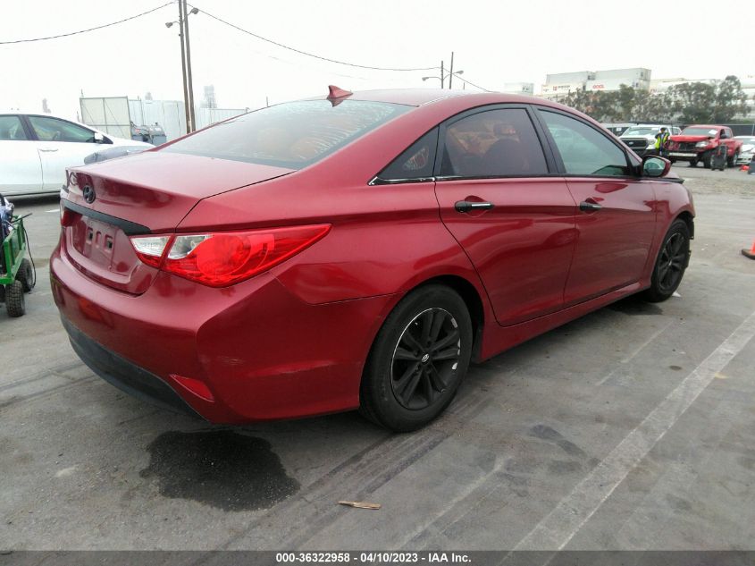 2014 HYUNDAI SONATA GLS - 5NPEB4AC1EH907396