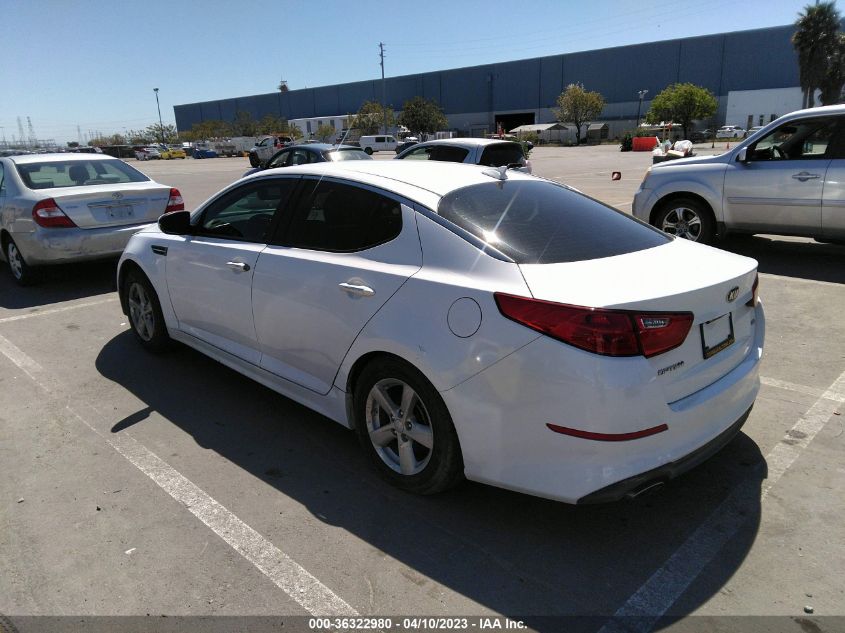 2015 KIA OPTIMA LX - KNAGM4A71F5664905