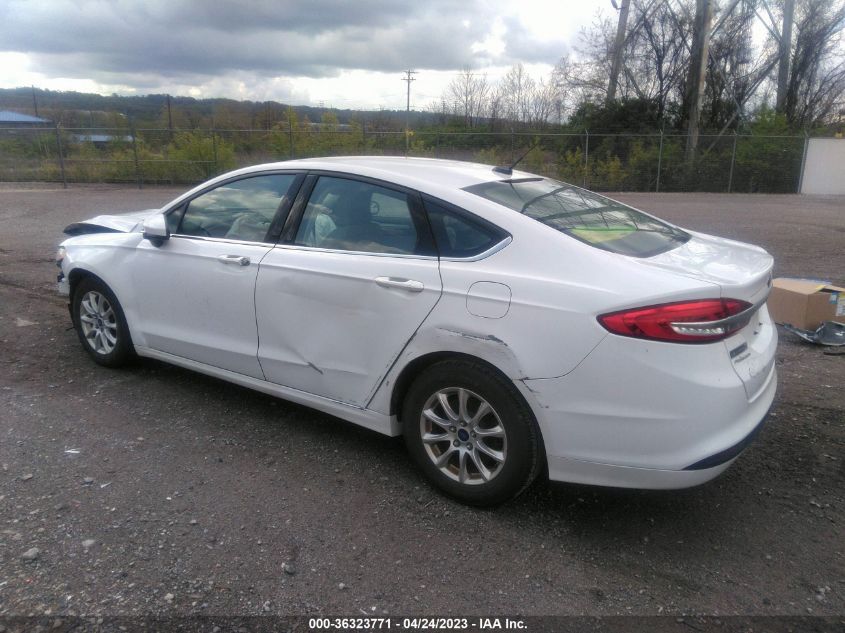2017 FORD FUSION S - 3FA6P0G75HR346118