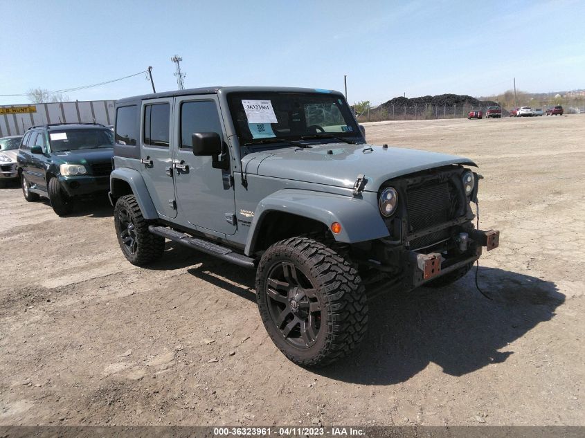 2014 JEEP WRANGLER UNLIMITED SAHARA - 1C4BJWEGXEL106850