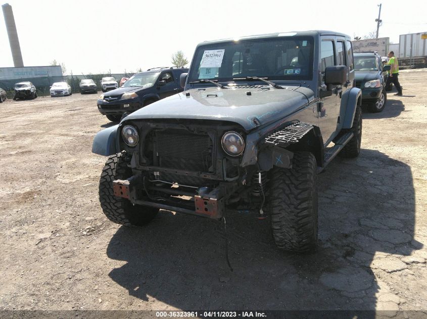 2014 JEEP WRANGLER UNLIMITED SAHARA - 1C4BJWEGXEL106850