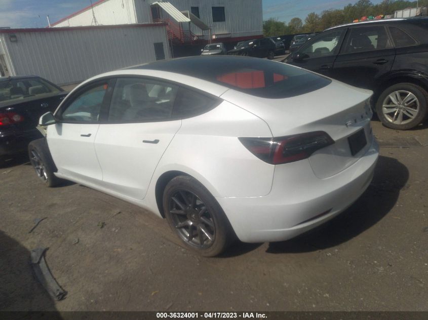 2022 TESLA MODEL 3 LONG RANGE - 5YJ3E1EB6NF271412