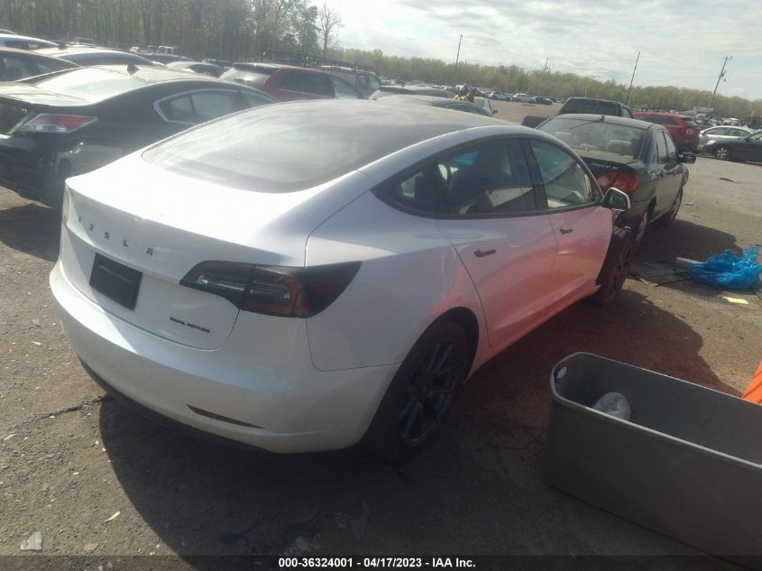 2022 TESLA MODEL 3 LONG RANGE - 5YJ3E1EB6NF271412