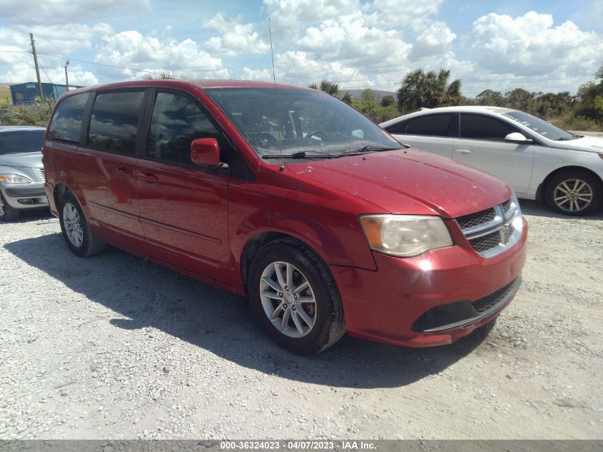 2013 DODGE GRAND CARAVAN SXT - 2C4RDGCG0DR687439