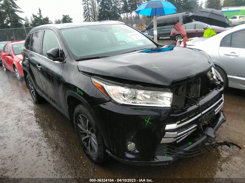 2019 TOYOTA HIGHLANDER SE/XLE - 5TDJZRFHXKS952838