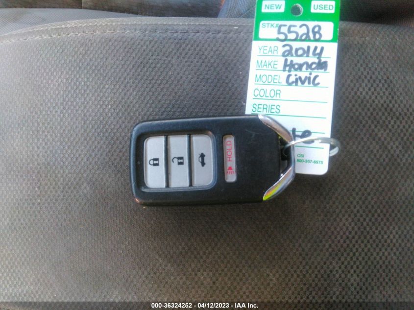 2014 HONDA CIVIC SEDAN EX - 2HGFB2F85EH533303