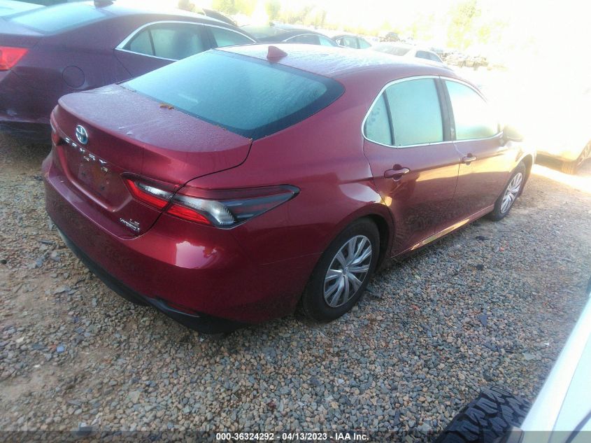 2022 TOYOTA CAMRY HYBRID LE - 4T1C31AK0NU588648