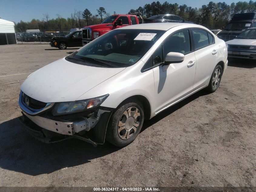 2015 HONDA CIVIC HYBRID - 19XFB4F34FE000273