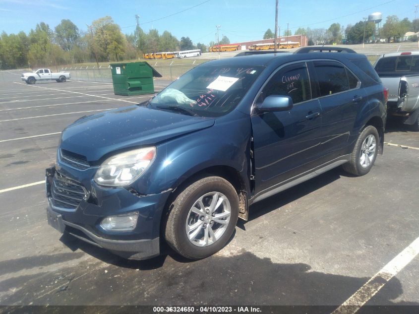2016 CHEVROLET EQUINOX LT - 2GNALCEK8G6313457