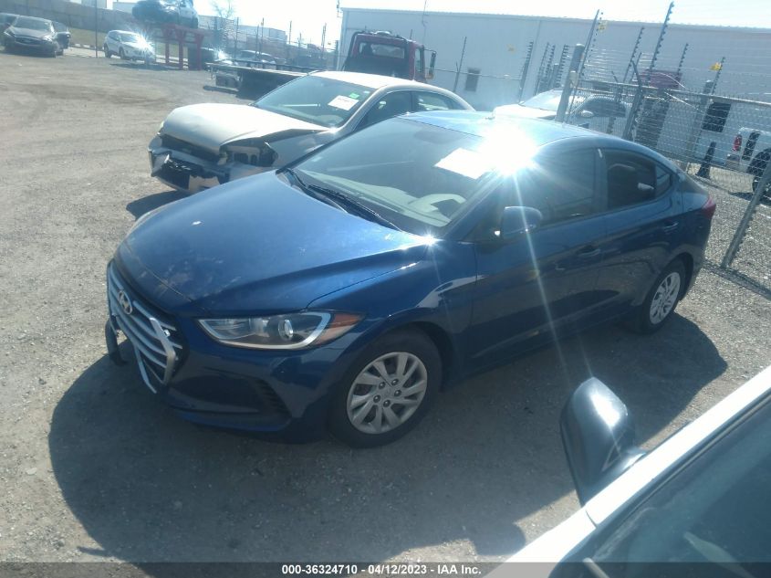 2017 HYUNDAI ELANTRA SE - 5NPD74LF8HH049062