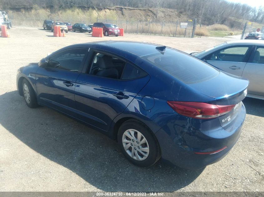 2017 HYUNDAI ELANTRA SE - 5NPD74LF8HH049062