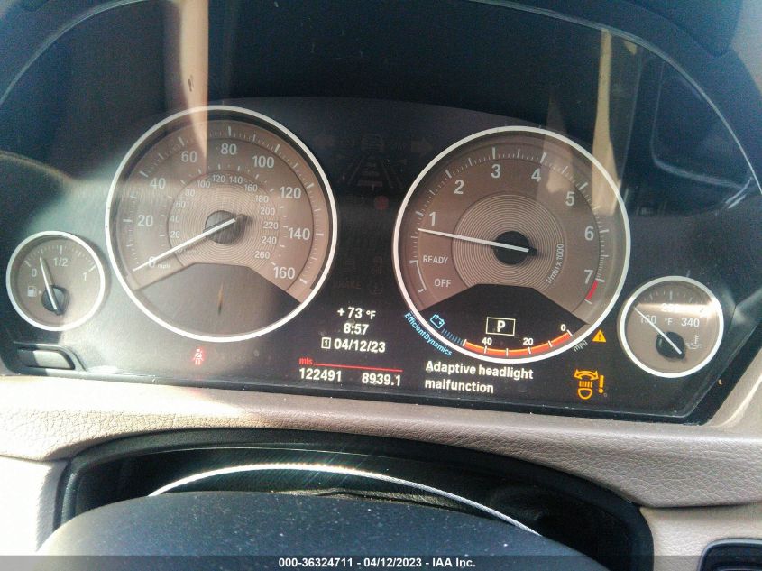 2013 BMW 3 SERIES 335I XDRIVE - WBA3B9C51DF586422