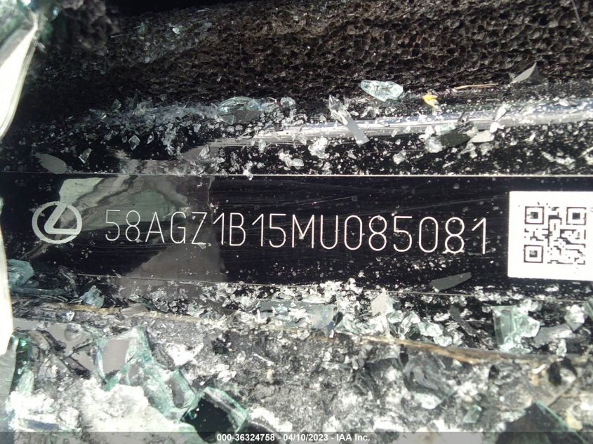 2021 LEXUS ES ES 350 F SPORT - 58AGZ1B15MU085081