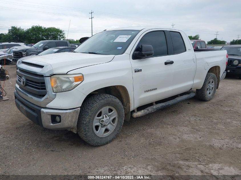 2014 TOYOTA TUNDRA 4WD TRUCK SR/SR5 - 5TFUW5F12EX411024