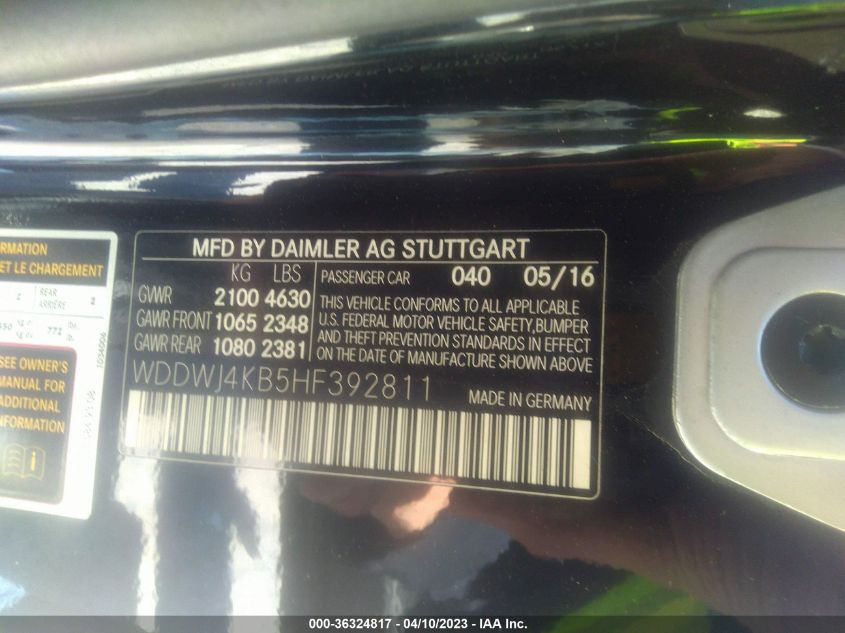 2017 MERCEDES-BENZ C-CLASS C 300 - WDDWJ4KB5HF392811