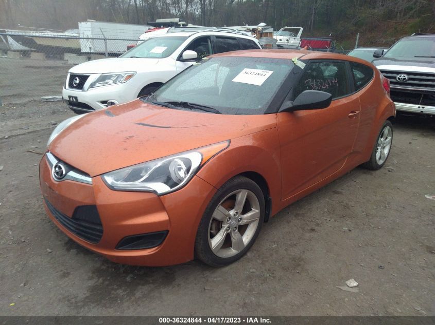 2013 HYUNDAI VELOSTER W/BLACK INT - KMHTC6AD2DU173019