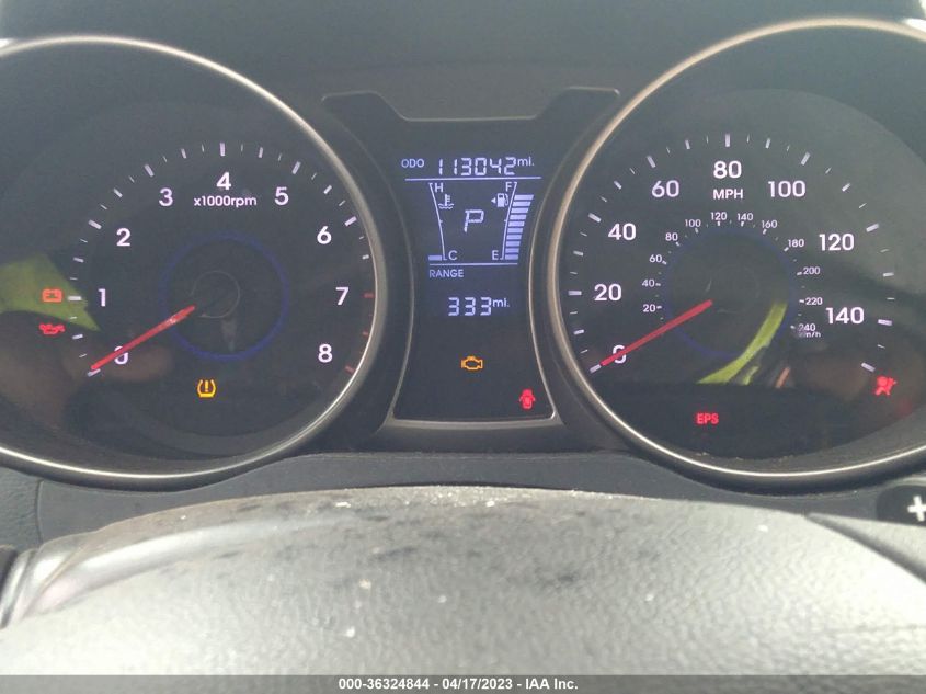 2013 HYUNDAI VELOSTER W/BLACK INT - KMHTC6AD2DU173019