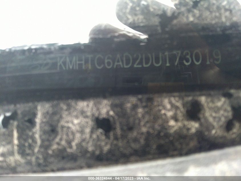 2013 HYUNDAI VELOSTER W/BLACK INT - KMHTC6AD2DU173019