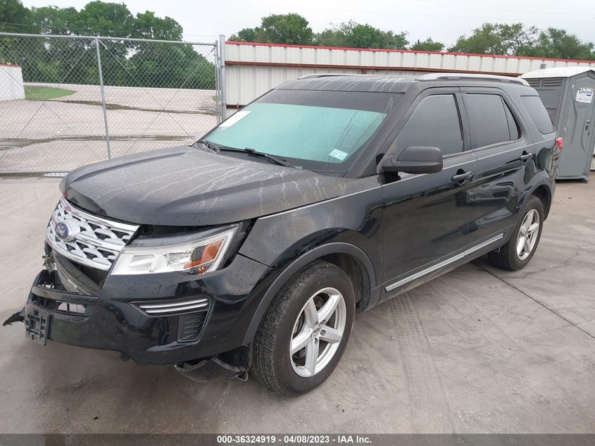 VIN 1FM5K7D86JGC54258 2018 FORD EXPLORER XLT