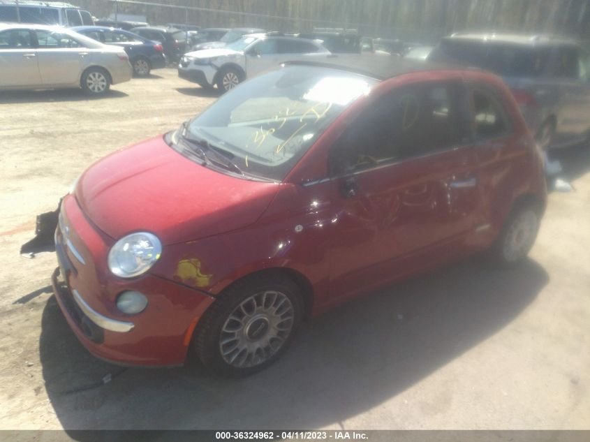 2015 FIAT 500C LOUNGE 3C3CFFERXFT603687