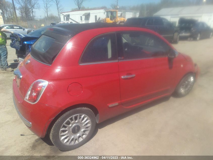2015 FIAT 500C LOUNGE 3C3CFFERXFT603687